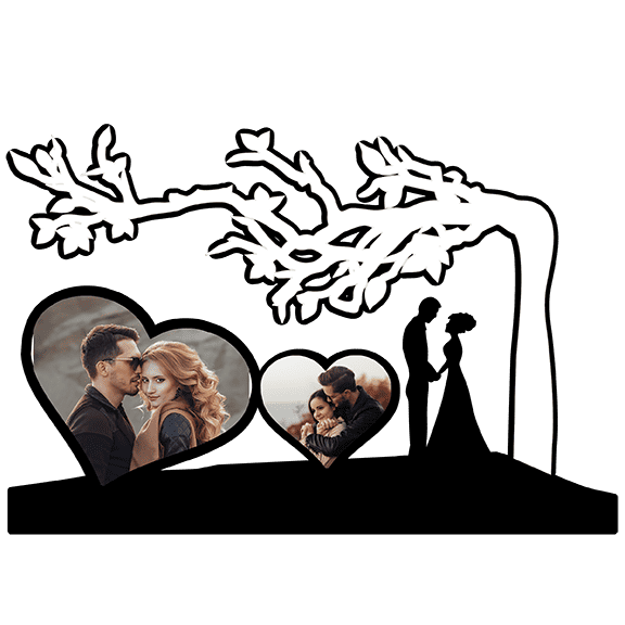 Tree With Couple Photo Gift